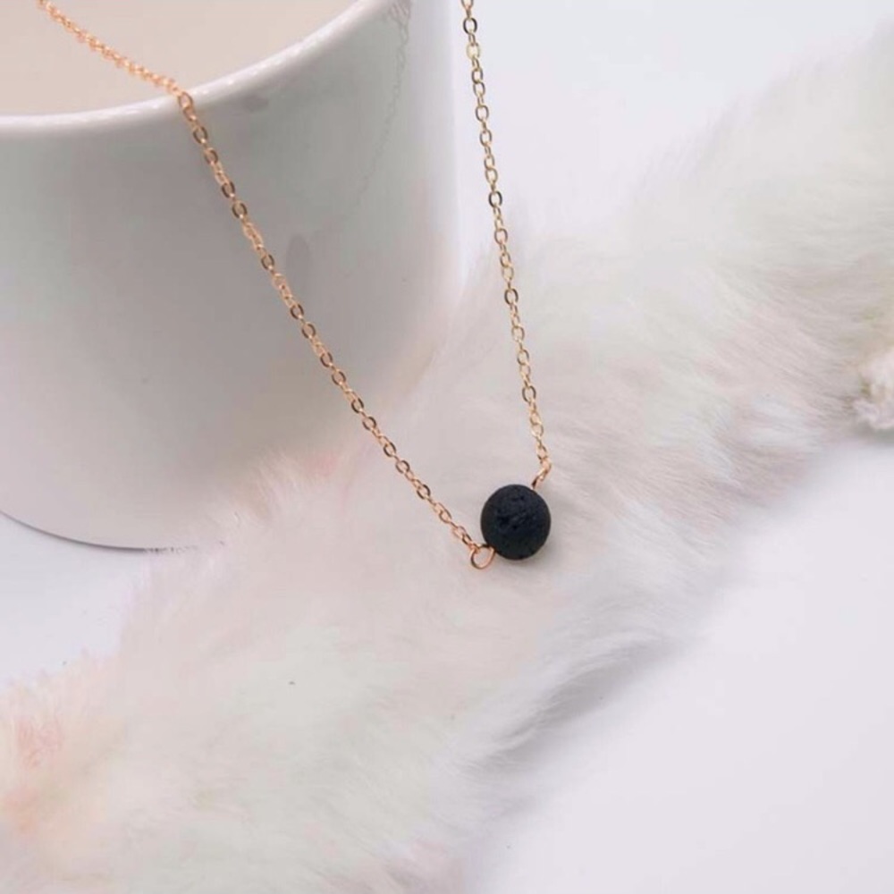 Lava Stone Necklace 🌑